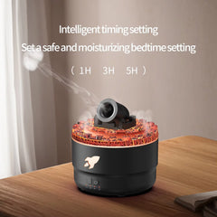 2024 New Creative Fort Aromatherapy Machine Household Lava Crack Humidifier